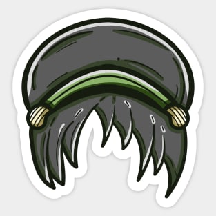 Toph Hair Avatar The Last Airbender Sticker